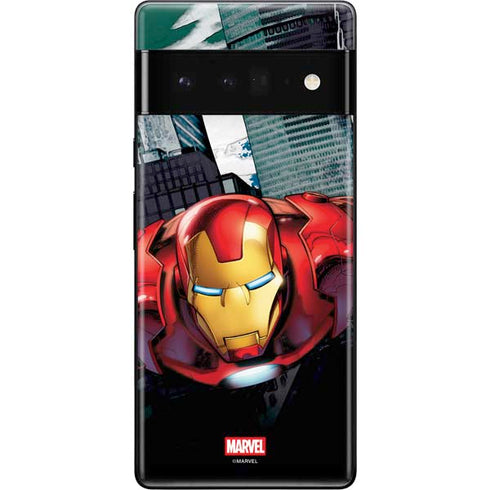 Marvel Avengers Assemble Iron Man Google Pixel 6 Pro Skin